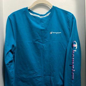 Champion Long Sleeve T-shirt - Teal